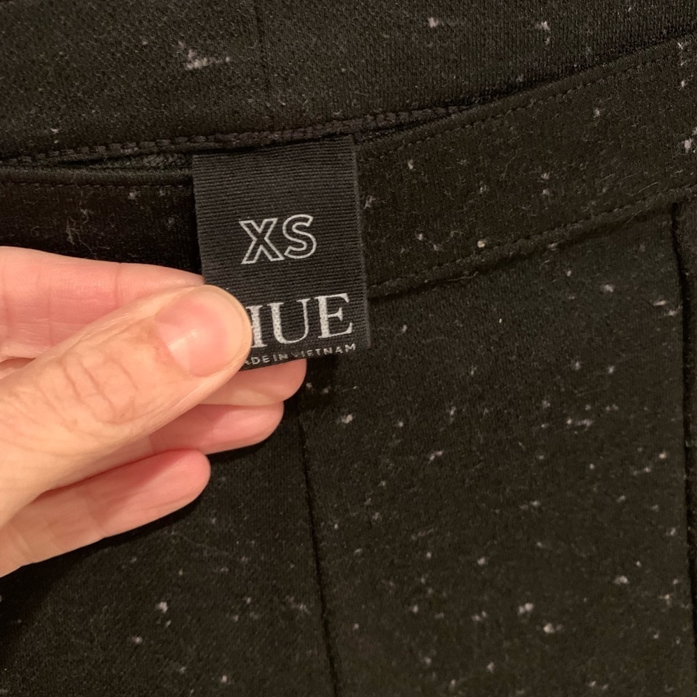 XS Hue Leggings Black with White Speckling - Picture 2 of 3